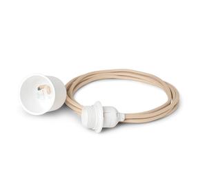 Fabric cord set 4m Set de câbles en tissu Sand pour Braided Lampshade Ferm Living - 5704723273387