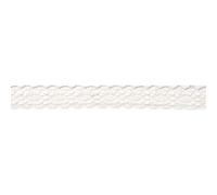 Fabric Tape Bordure De Dentelle, Blanc, 17mm, Sur Rouleau, Boîte Blister 2,5m