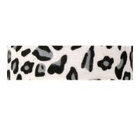 Fabric Tape Ruban Adhésif Léopard Noir Blanc 1,5 Cm X 3 M