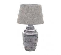 Fabrilamp 160371028 Ceramica Tui 1xe27 Abat-Jour Zinc Gris 41.5x24x24 Cm