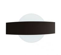 Fabrilamp 171162109 Applique Balayeuse Murale Circ.8w 4000k Arc Noir 630 Lm Ip20 13x24x5 Cm