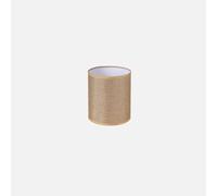 Jin Abat-Jour Cylindre E27 Marron 15Dx15dx18h Cm Tissu Saco-jute