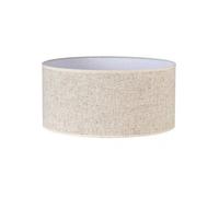 FABRILAMP - Abat-jour Cylindre Happy M10 Lin Beige 60dx60dx30h - FAB 176336015