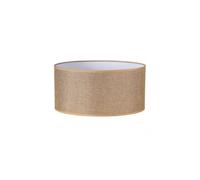 FABRILAMP - Jin Abat-Jour Cylindre E27 Marron 45Dx45dx22h Cm Tissu Saco-jute - FAB 176234502