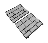FABULETTA Lot de 2 couvercles de filtre AC anti-poussière en maille - Matériau robuste - Installation simple - Plusieurs styles - Garde le climatiseur mural propre et efficace (81,3 x 64,5 cm)