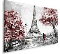 Fabuleuse toile PEINTURES 30x20 cm XXL Impression d'art Paris Ville Tour Eiffel
