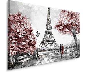 Fabuleuse toile PEINTURES 30x20 cm XXL Impression d'art Paris Ville Tour Eiffel