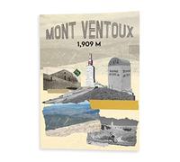 Fabulous Affiche Poster Mont Ventoux Collage Vélo France Cyclisme Tour