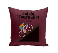 Fabulous Coussin 40x40 cm Col du Tourmalet Vélo France Cyclisme Tour Course Pyrénées