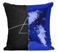 Fabulous Coussin avec Housse Sequin - Paillettes Bleu Pink Floyd Dark Side of The Moon [40 x 40 cm] Bleu G