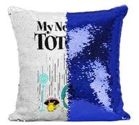 Fabulous Coussin avec Housse Sequin - Paillettes Bleu Ronflex Mon Voisin Totoro [40 x 40 cm] Bleu G