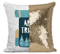 Fabulous Coussin avec Housse Sequin - Paillettes Doré Apatride Sac à dos [40 x 40 cm] Doré G