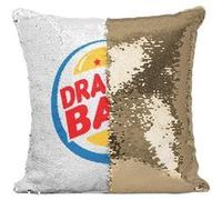 Fabulous Coussin avec Housse Sequin - Paillettes Doré Burger King Dragon Ball [40 x 40 cm] Doré G
