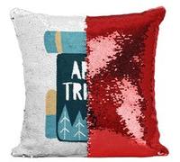 Fabulous Coussin avec Housse Sequin - Paillettes Rouge Apatride Sac à dos [40 x 40 cm] Rouge G