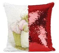 Fabulous Coussin avec Housse Sequin - Paillettes Rouge Herisson Fer a Repasser Beatrice Potter [40 x 40 cm] Rouge G