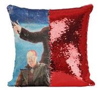 Fabulous Coussin avec Housse Sequin - Paillettes Rouge The Matrix Affiche Film [40 x 40 cm] Rouge G