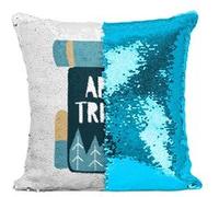 Fabulous Coussin avec Housse Sequin - Paillettes Turquoise Apatride Sac à dos [40 x 40 cm] Turquoise G