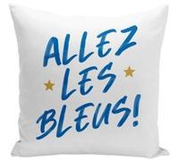 Fabulous Coussin blanc Allez les Bleus ! [40x40 cm] Blanc G