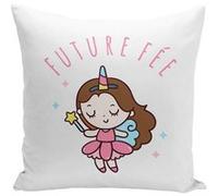 Fabulous Coussin blanc Future Fée [40x40 cm] Blanc G