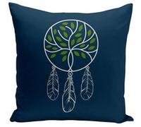 Fabulous Coussin bleu Arbre Nature Dreamcatcher [40x40 cm] Bleu G