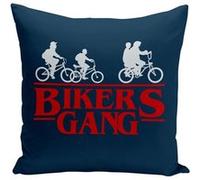 Fabulous Coussin bleu Bikers Gang - Stranger things [40x40 cm] Bleu G