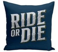 Fabulous Coussin bleu Ride or Die [40x40 cm] Bleu G