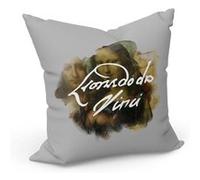 Fabulous Coussin Gris Da Vinci Signature Peinture [40x40 cm] Gris G