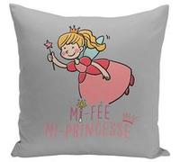 Fabulous Coussin gris Mi-Fée Mi-Princesse [40x40 cm] Gris G