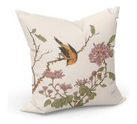 Fabulous Coussin Multicolore Oiseau sur une Branche Estampe [40x40 cm] Multicolore G