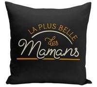 Fabulous Coussin noir La Plus Belle des Mamans [40x40 cm] Noir G