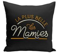 Fabulous Coussin noir La Plus Belle des Mamies [40x40 cm] Noir G