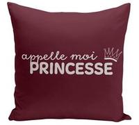 Fabulous Coussin rouge Appelle-moi Princesse [40x40 cm] Rouge G
