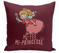 Fabulous Coussin rouge Mi-Fée Mi-Princesse [40x40 cm] Rouge G