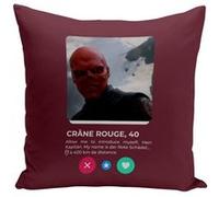 Fabulous Coussin rouge Tinder Crâne Rouge [40x40 cm] Rouge G