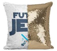 Fabulous Housse de Coussin à Sequin - Paillettes Doré Futur Jedi Star Wars [40 x 40 cm] Doré G