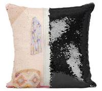 Fabulous Housse de Coussin à Sequin - Paillettes Noir BTS Map of The Soul: Persona Jimin [40 x 40 cm] Noir G