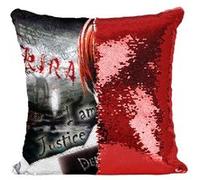 Fabulous Housse de Coussin à Sequin - Paillettes Rouge Death Note 2 Manga [40 x 40 cm] Rouge G