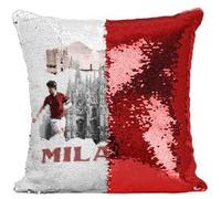 Fabulous Housse de Coussin à Sequin - Paillettes Rouge Milano Vintage Milan [40 x 40 cm] Rouge G