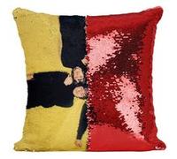 Fabulous Housse de Coussin à Sequin - Paillettes Rouge The Beatles Hampstead 1965 [40 x 40 cm] Rouge G