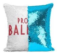 Fabulous Housse de Coussin à Sequin - Paillettes Turquoise Pro du Ballon [40 x 40 cm] Turquoise G