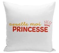 Fabulous Housse de coussin blanc Appelle-moi Princesse [40x40 cm] Blanc G