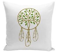 Fabulous Housse de coussin blanc Arbre Nature Dreamcatcher [40x40 cm] Blanc G
