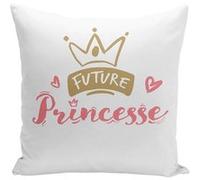 Fabulous Housse de coussin blanc Future Princesse [40x40 cm] Blanc G