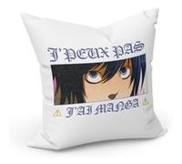 Fabulous Housse de coussin Blanc J'peux Pas J'ai Manga L Death Note [40x40 cm] Blanc G