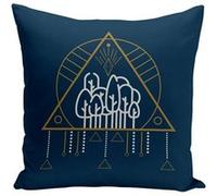 Fabulous Housse de coussin bleu Arbre Symboles Esotériques [40x40 cm] Bleu G