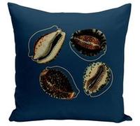 Fabulous Housse de coussin bleu Cercle Coquillage [40x40 cm] Bleu G