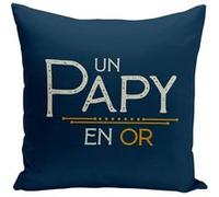 Fabulous Housse de coussin bleu Un Papy en Or [40x40 cm] Bleu G