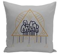Fabulous Housse de coussin gris Arbre Symboles Esotériques [40x40 cm] Gris G
