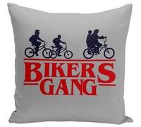 Fabulous Housse de coussin gris Bikers Gang - Stranger things [40x40 cm] Gris G