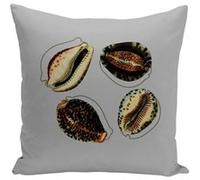 Fabulous Housse de coussin gris Cercle Coquillage [40x40 cm] Gris G